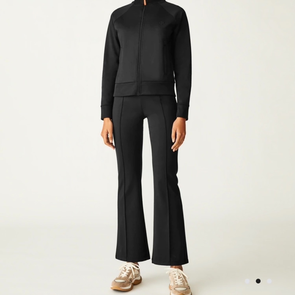 Tory Burch Double Knit Flare Track Pants